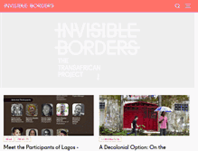 Tablet Screenshot of invisible-borders.com